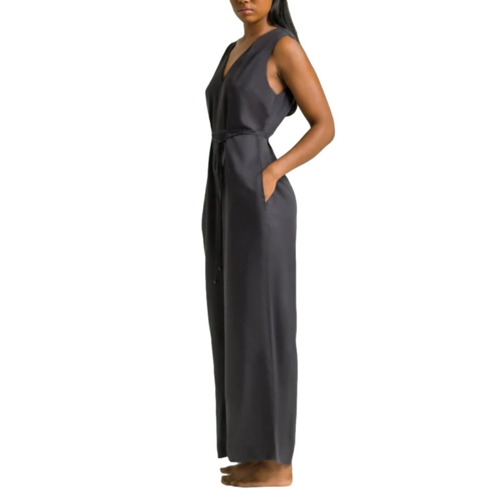 Ettitude Black Sleeveless Jumpsuit